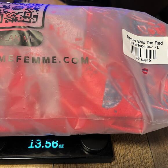 •NWT• Homme + Femme LA • Space Ship Tee in Red
HFFW2024104-1 • Men’s L - Picture 10 of 10